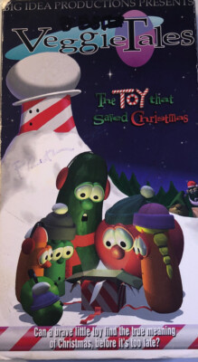 SHIPS N 24 HRS-VeggieTales The Toy That Saved Christmas (VHS, 1996