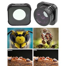 15X Macro Lens/Fisheye Lens Filter Kit for Hero 9 10 Camera Accessories