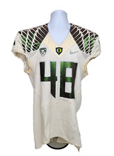 2012 Oregon DUCKS Football TEAM-ISSUED Nike GAME JERSEY #48 Hardrick   Men's  44