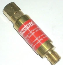 Techniweld 50923 Acetylene Regulator to Hose Flashback Arrestor HD w B Fittings