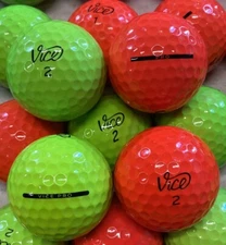 48 TRULY Mint 5A VICE PRO "ASSORTED COLORS" Golf Balls *FREE SHIPPING*
