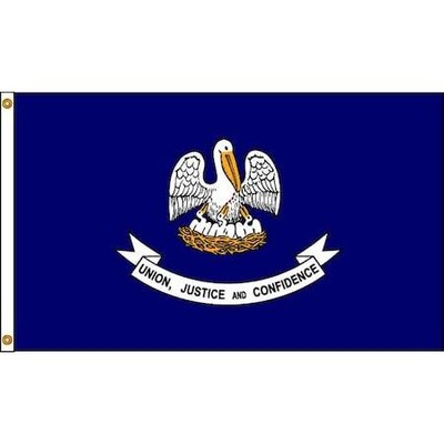 Annin Flagmakers 142180 Louisiana Flag,5X8 Ft,Nylon