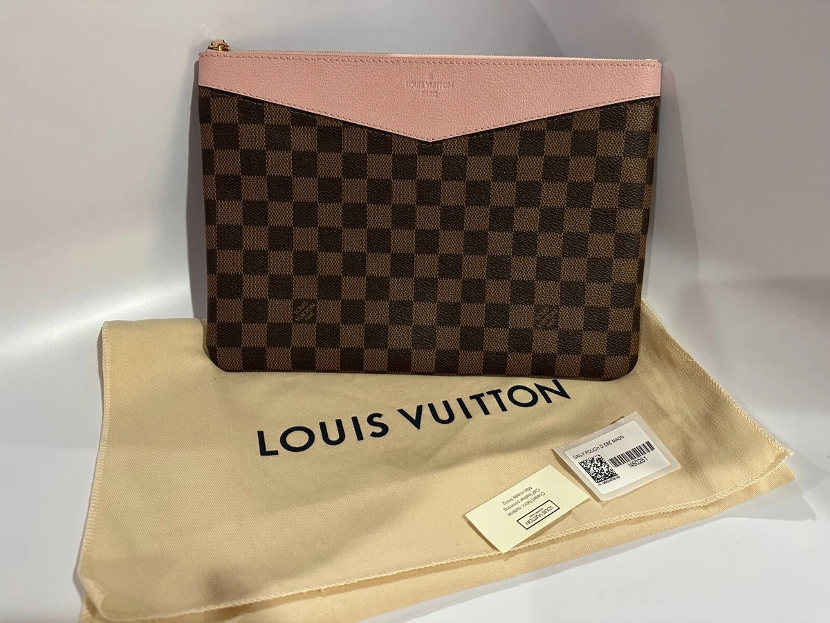 Louis Vuitton Damier Ebene Coated Canvas Daily Pouch