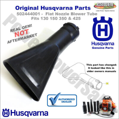 OEM Husqvarna Flat Flare Nozzle Tube Fits 130 150 350 & 425
