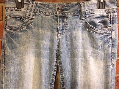 Women's Dress Pants Wall Flower Quality Denim Light Blue Jeans Size 9 Style  Fade | eBay