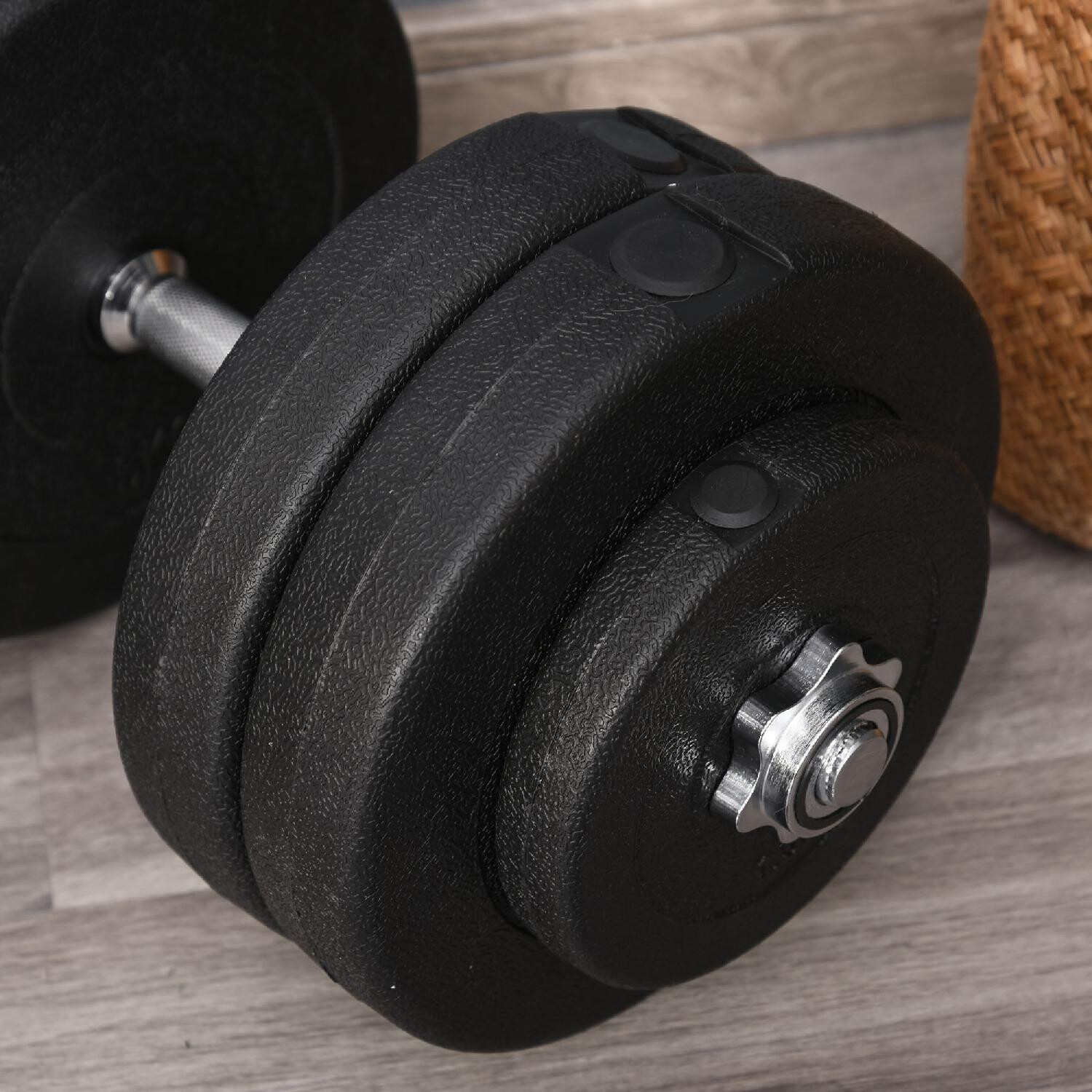 Set Manubri DecHome 50kg con 12 Dischi Gommati foto 4