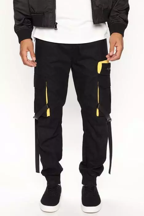 Sweatpants with on sale straps