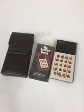 Rockwell Electronic Calculator Model 20R With Case Black