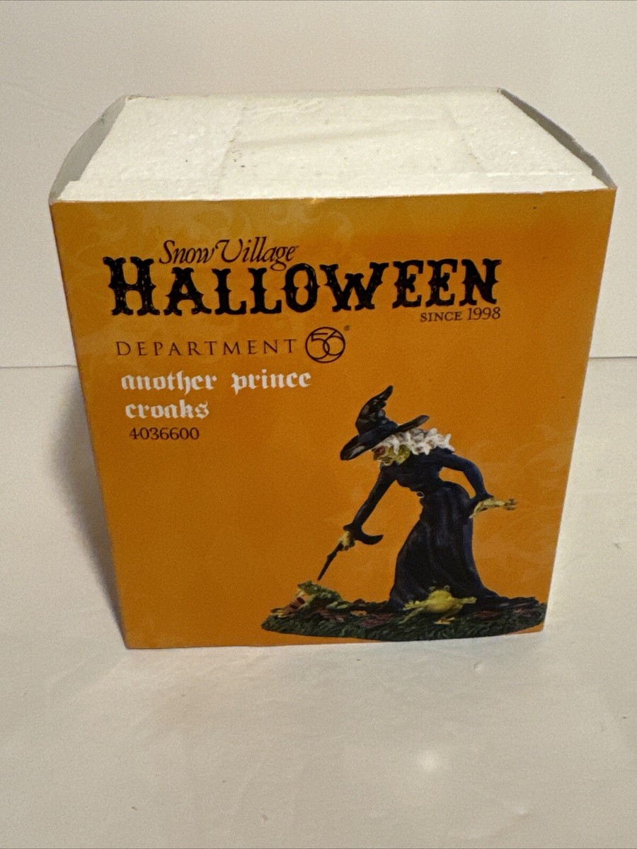 2014 Dept 56 Another Prince Croaks #4036600 Snow Village Halloween