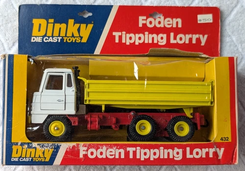 Vintage Dinky Toys #432 Foden Tipping Lorry Diecast Dump Truck 1976 NIB Original