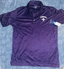 Furman University Paladins Golf Polo Shirt-New With Tags