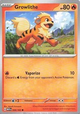 Pokemon Card - Growlithe - (058/165 - 151)