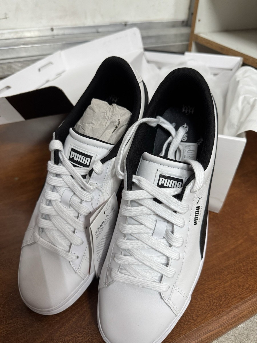 US MENS 10, MINT CONDITION) BTS X Puma White Black Court Star