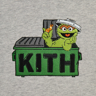 Kith for Sesame Street Oscar the Grouch Nelson Crewneck Sweatshirt