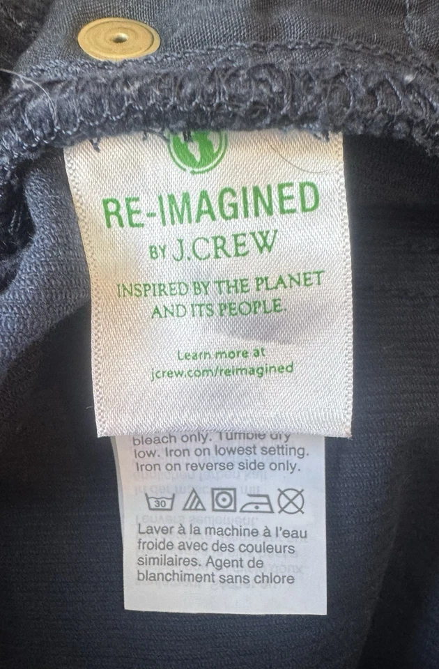 Crewcuts Sz 8 Boys Corduroy Pants Navy Blue Slim J.Crew Factory - Image 4 of 4