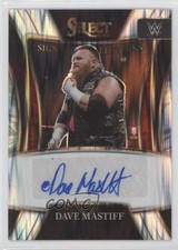 2022 Panini Select WWE Signature Selections Flash Prizm Dave Mastiff Auto 0yx7