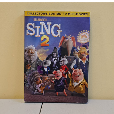 Illumination Entertainment Sing 2 DVD Collector's Edition Bonus Mini-Movies PG
