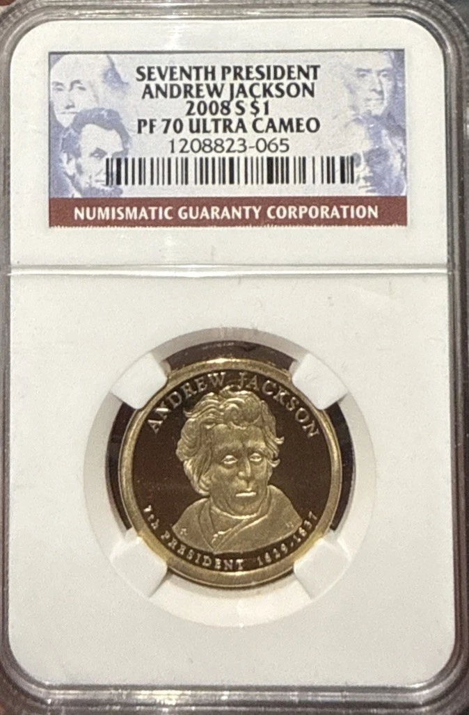 Grade PR 70 NGC 2008 Presidential Dollar Coins (2007-Now) for sale