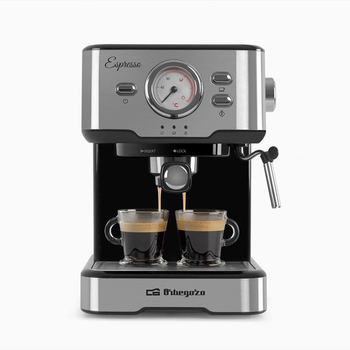 Orbegozo - Cafetera Expreso Ex 5500/ 1100W/ 20 Bares En Oferta Cafetera Superautomática Orbegozo 17762 Orb Plata 1,5 L