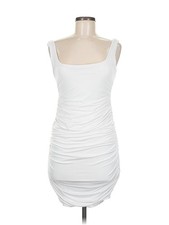 PrettyLittleThing Women White Cocktail Dress 6