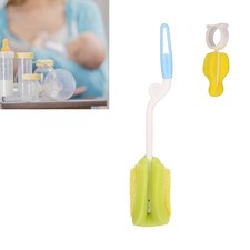 Newborn Bottle Brush Cleaner PP Portable Infant Sponge Nipple Bottle