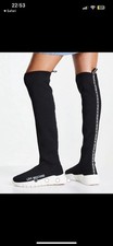 Brand New Never Worn Size 6 No Box Love Moschino Black Knee High Boots