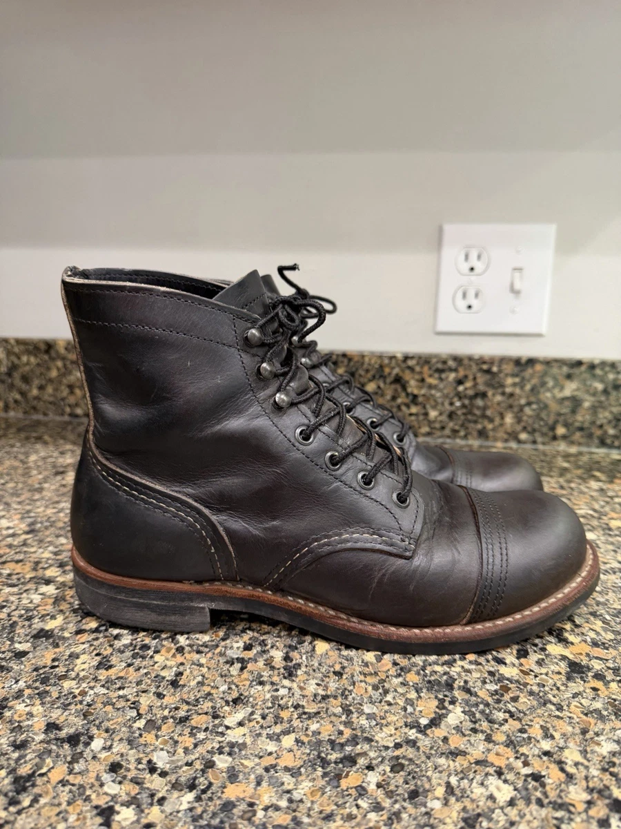 Red Wing Iron Ranger Leather Upper Solid Boots for Men for sale | eBay