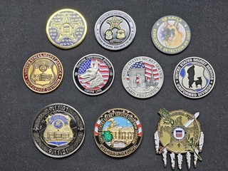US Secret Service Challenge Coin & Poker Chip Assorted Collection