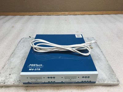 PORTech MV-378 8 Channel GSM UMTS VoIP Gateway SIP 8 SIM Cellular *No Adapter*
