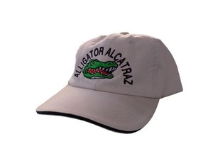ALLIGATOR ALCATRAZ Adjustable Embroidered Ball Cap Hat MAGA New