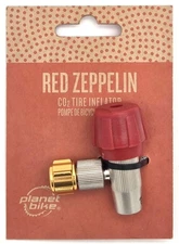 Planet Bike Red Zeppelin CO2 Bike Tire Inflator for Presta or Schrader Head Only