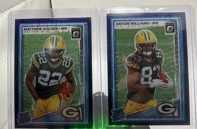 2025  Optic - Rated Rookie Savion Williams And Golden Purple Shock Prizms