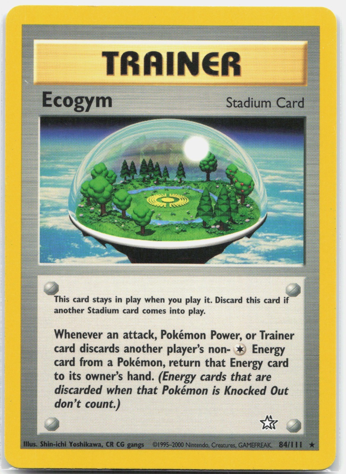 Ecogym Rare Neo Genesis N1 Stadium Unlimited 084/111 2000 LP