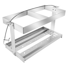 Aluminum Trailer-Mount Race Fuel Jug Holder - Fits Two 5 Gallon Fuel Containers