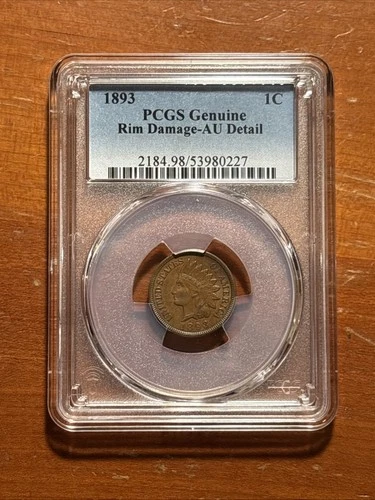1893 Indian Head Cent - PCGS AU Detail