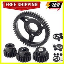 32P 52T Spur Gear with 16T 18T 20T Pinion Gear Set for 1/10 Slash 2wd Steel...
