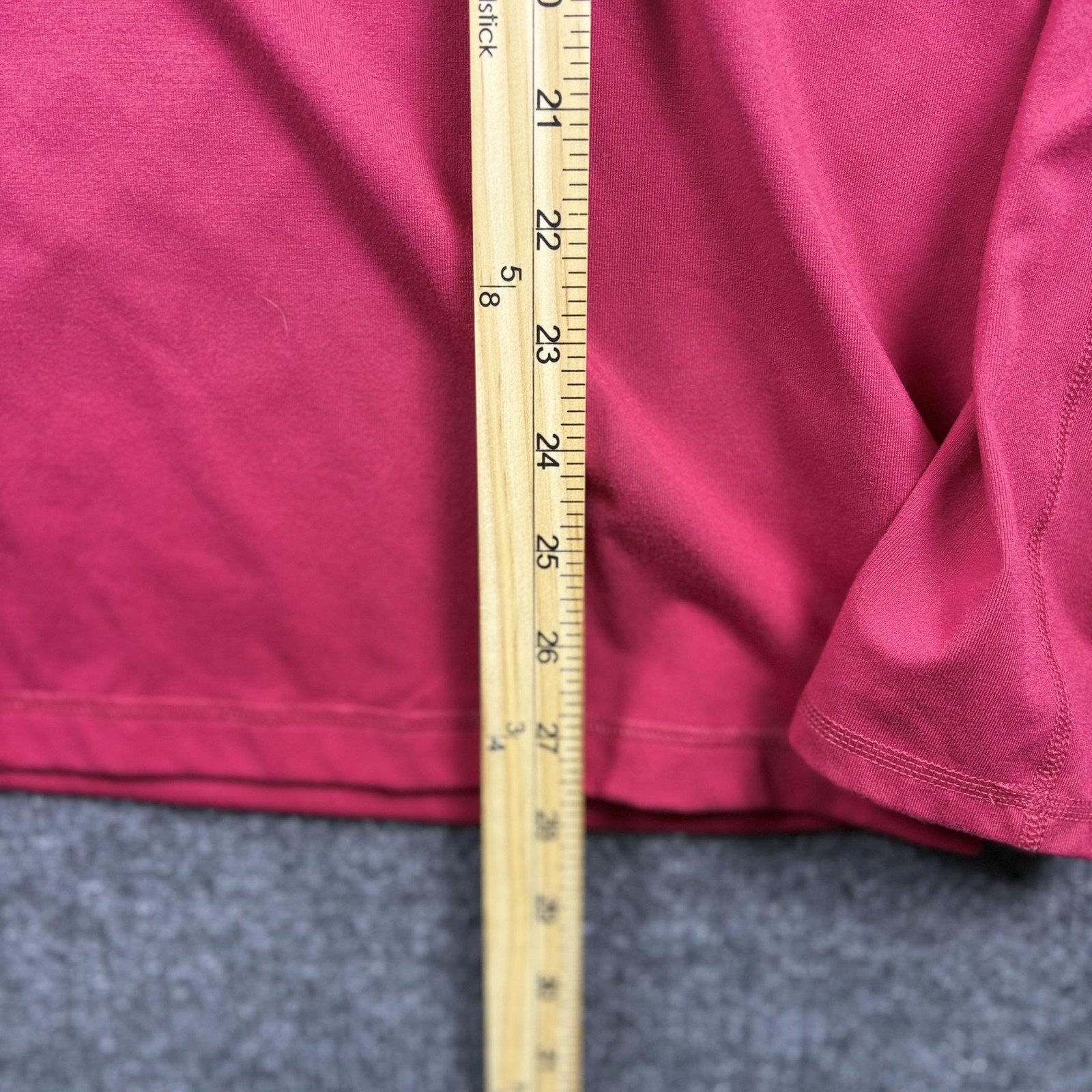 Peloton Fourlaps Pullover Mens Medium Red Quarter… - image 11