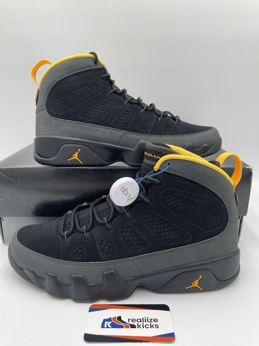 Jordan 9 “Dark Knight” size 13 Jordan 9 Dark Charcoal University Gold | eBay main image 3