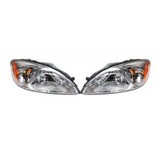 For 2000-2007 Ford Taurus Headlight Assembly Pair Passenger And Driver Side