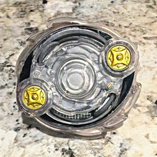 Hasbro Beyblade Burst Parts Lot Clear Top Blue Driver Metal Disc Clear/Gray Ring