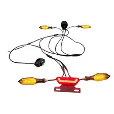 Kit d'éclairage Ebike visibilité complète compatibilité multi-tension pour v