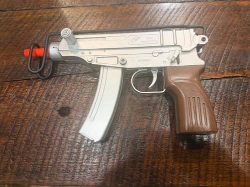 Machine Gun M37 Spring Powered Airsoft Shotgun — 1:1 Scale Replica — Stainless
