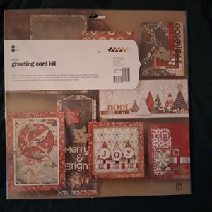 2008 Retired Basic Grey Wassail themed Christmas greeting card kit NEW 