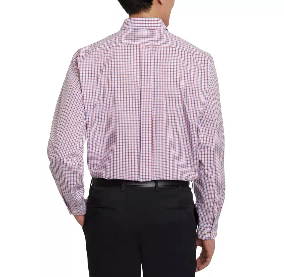 Camisa de vestir Kirkland Signature para hombre ajuste tradicional sin planchar | 17 x 34/35 Foto 2 de 4