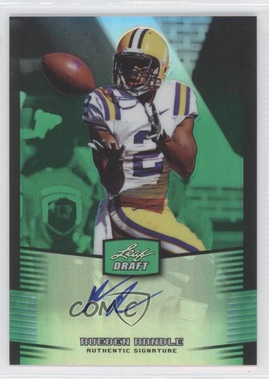 Rueben Randle Leaf Metal Draft #RR1 Autograph