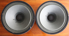 Vintage 12 Inch Speaker Pair - Made in England 16/D Square Magnet (See Pics)