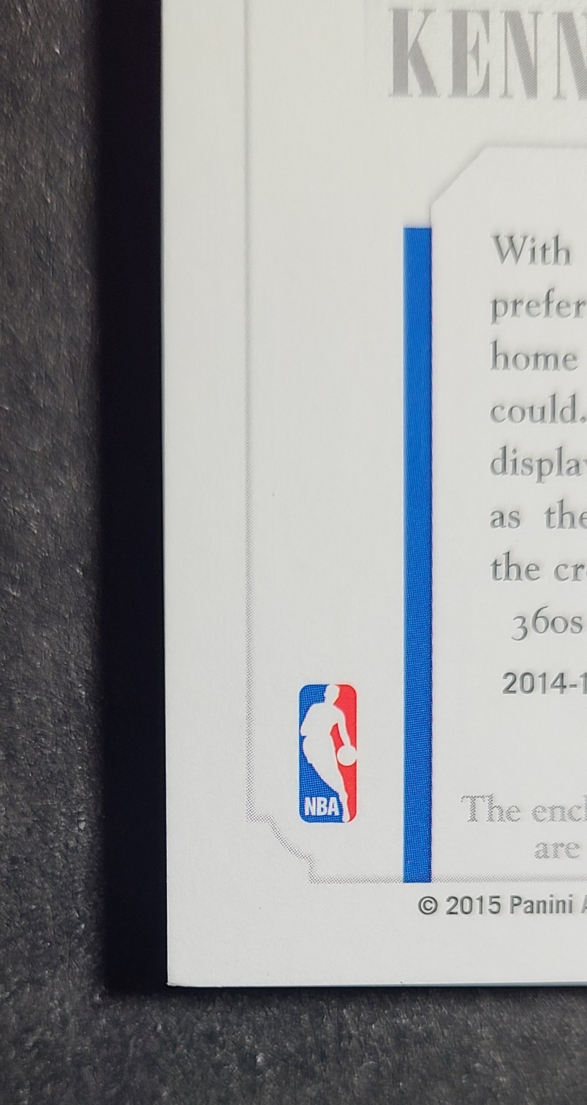 Panini 2014-15 National Treasures Kenny "Sky" Walker SM-KW Auto Patch /25 view 11