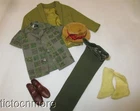 VINTAGE BARBIE KEN DOLL FASHION CLOTHES #785 DREAMBOAT SET  COMPLETE SHOES HAT