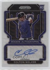 2022 Panini Prizm Rookie White Wave 44/50 Colton Welker #RA-CW Auto 0wn0