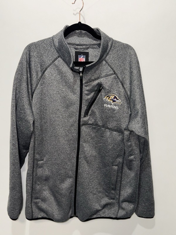 BALTIMORE RAVENS NFL 2024 Team Issued COACH FIELD WORN Full Zip Size XL